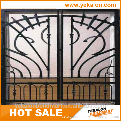 Cheap 2015 latest designs wrought iron fence for garden